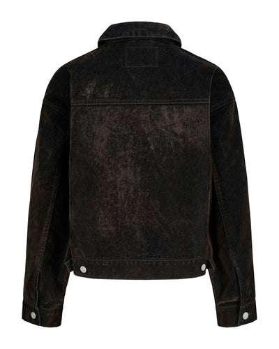 JXMIA FLOCK LS DENIM JACKETThumbnail