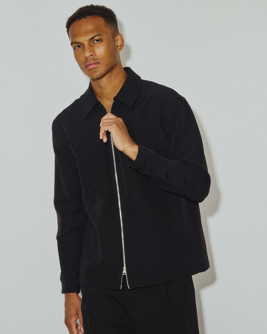 Matt Zip Overshirt