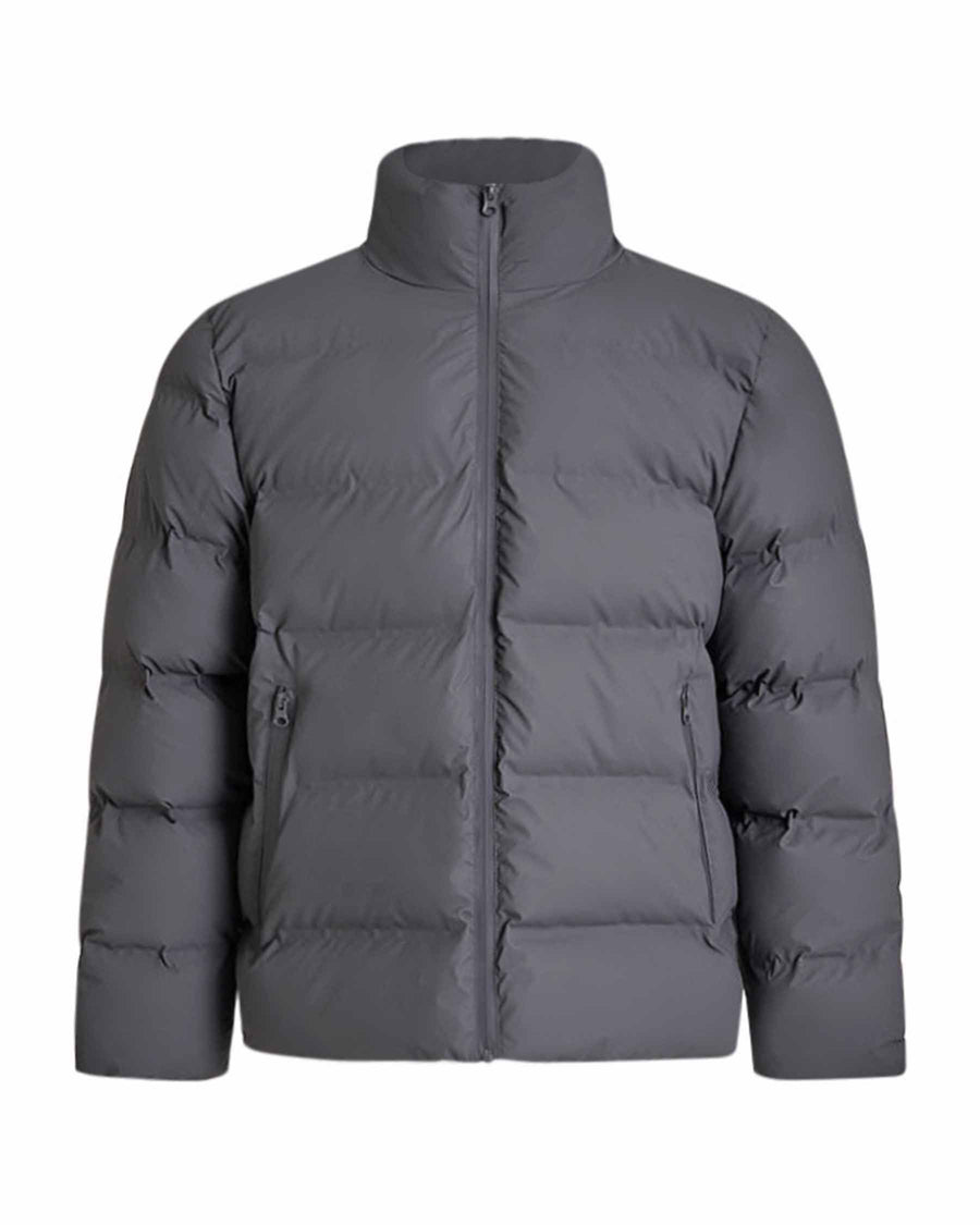 Coated puffer jacket