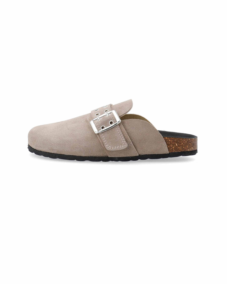 Biamiami buckle mule suede