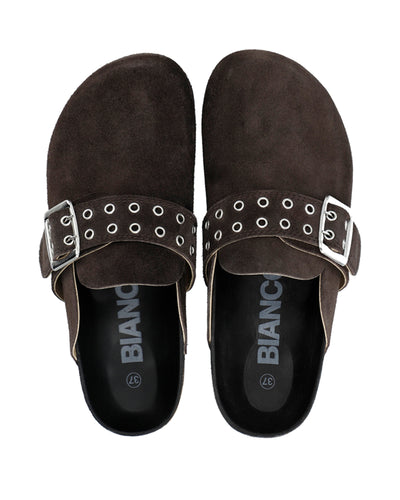 Biamiami buckle mule suedeThumbnail