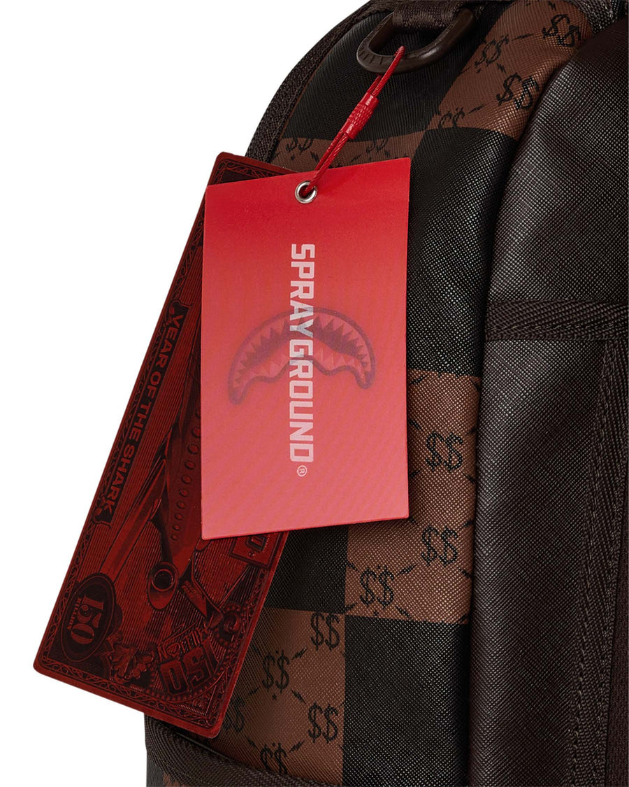 ENLARGED CHECK PARIS BACKPACK
