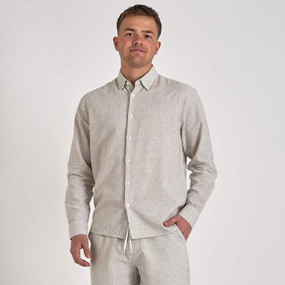 Mario linen Shirt LSThumbnail