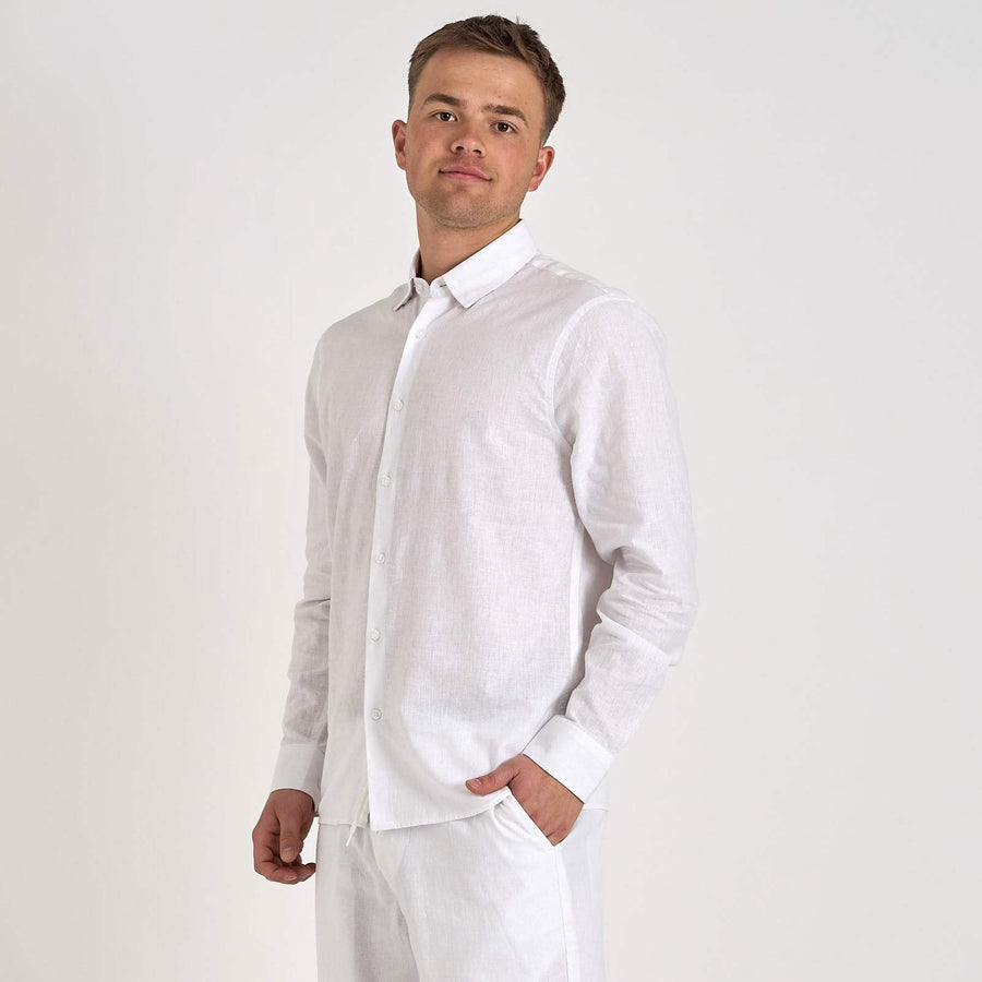 Mario linen Shirt LS