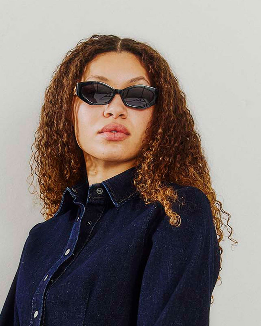 Chain temple detailed sunglass