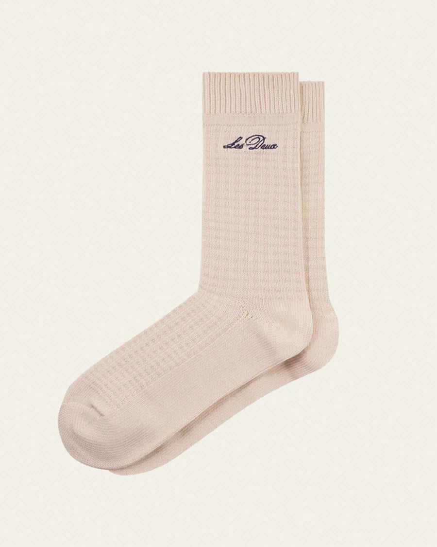 Crew Waffle Socks
