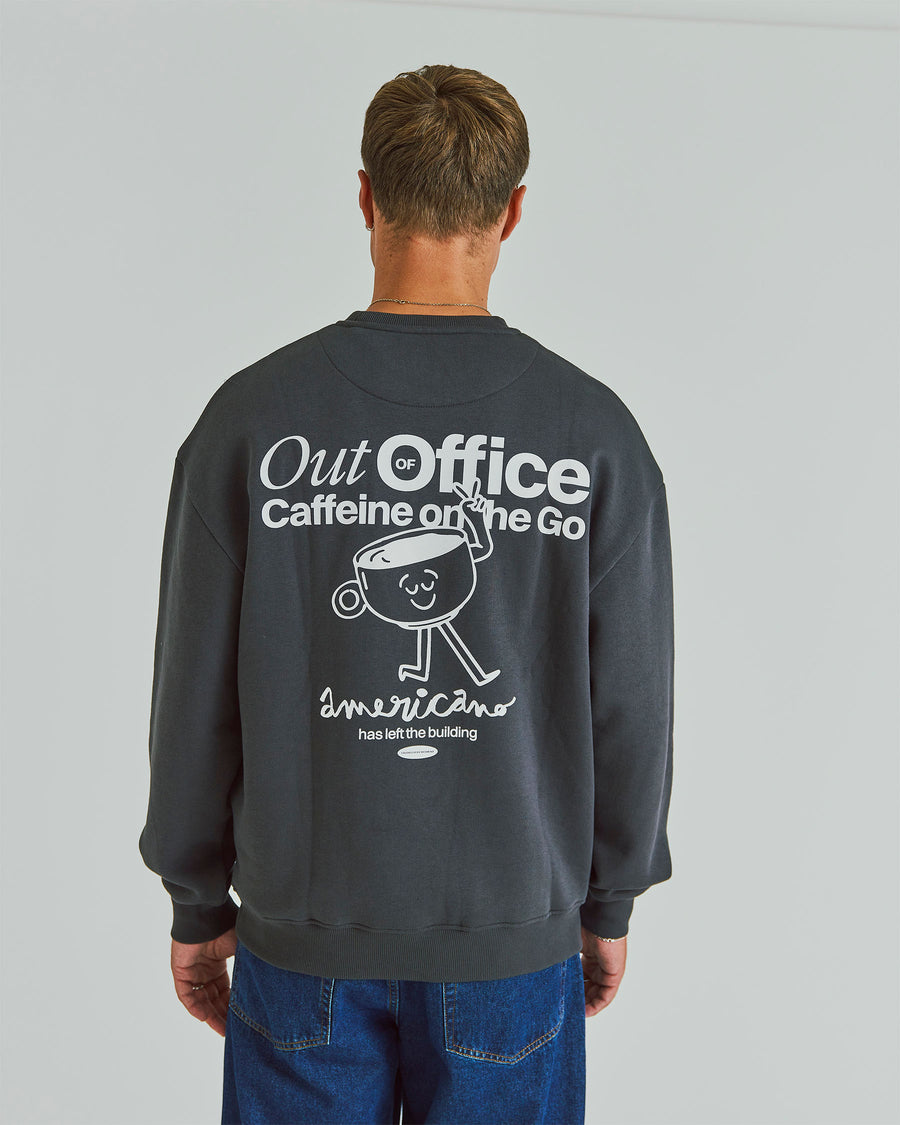 Printed Boxy Crew