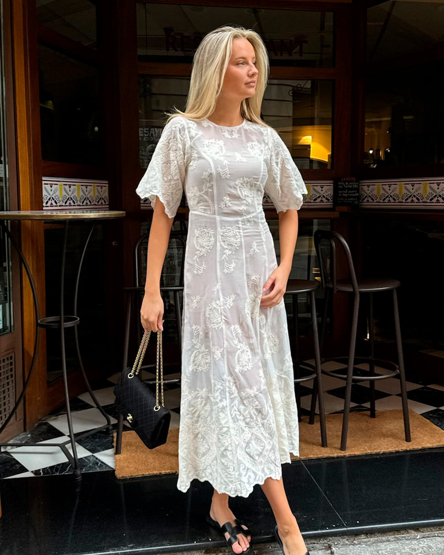 Ellinoric lace long dress