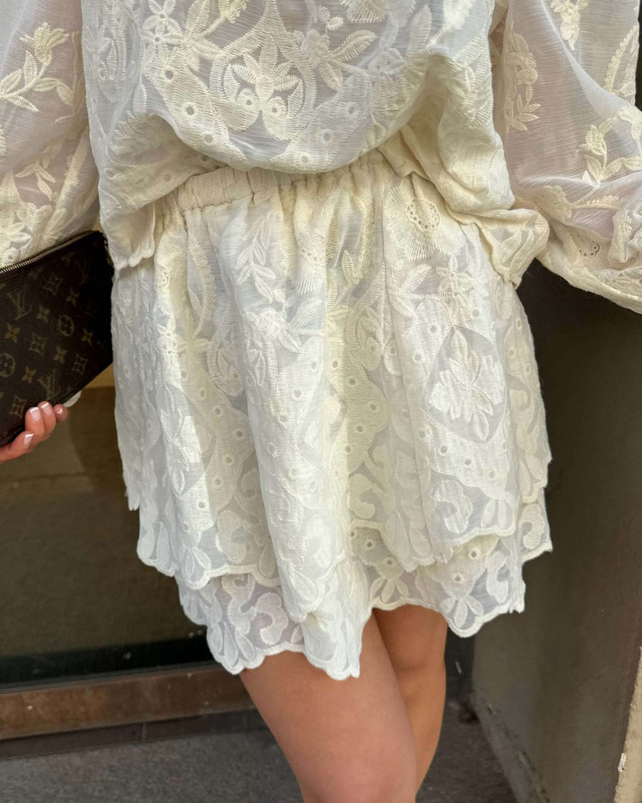 Ellinoric lace mini skirt