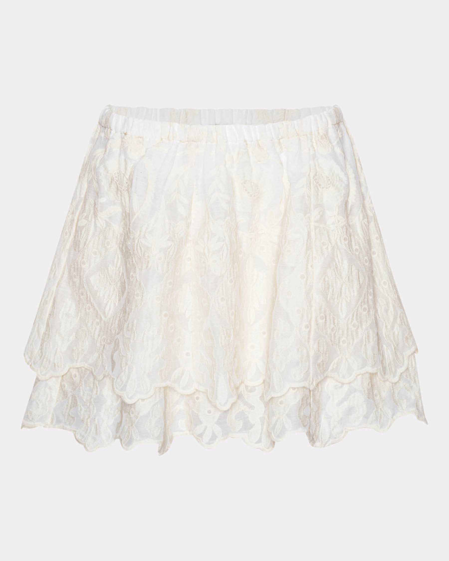 Ellinoric lace mini skirt