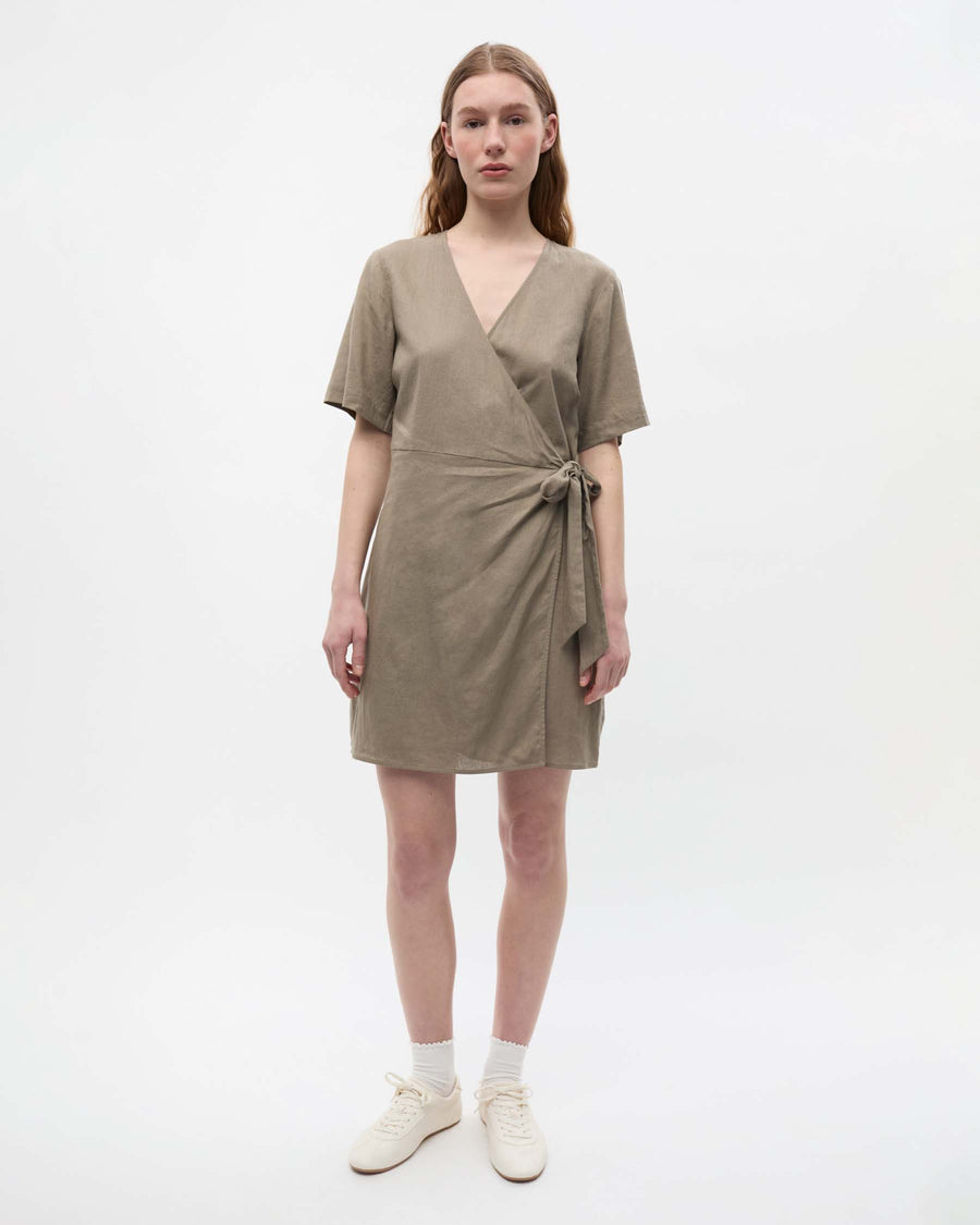 ENMARTINA SS WRAP DRESS