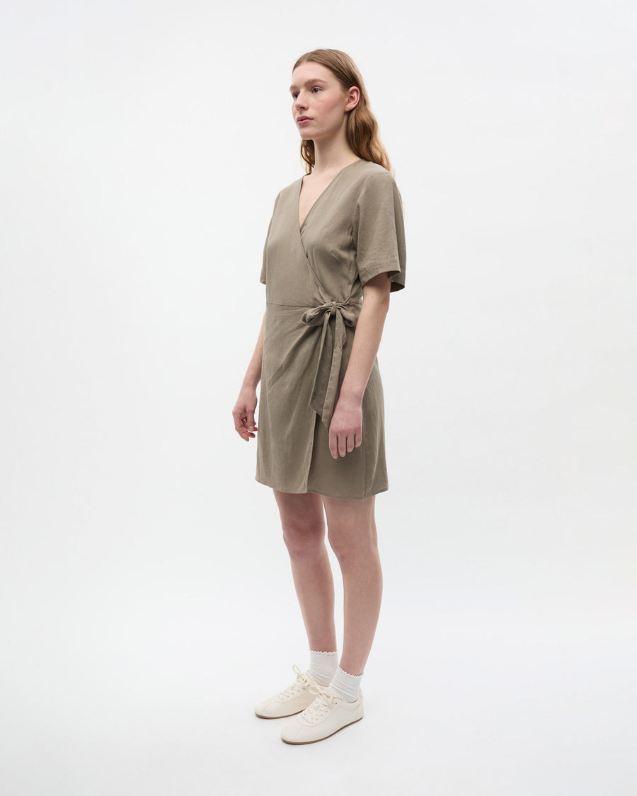 ENMARTINA SS WRAP DRESS