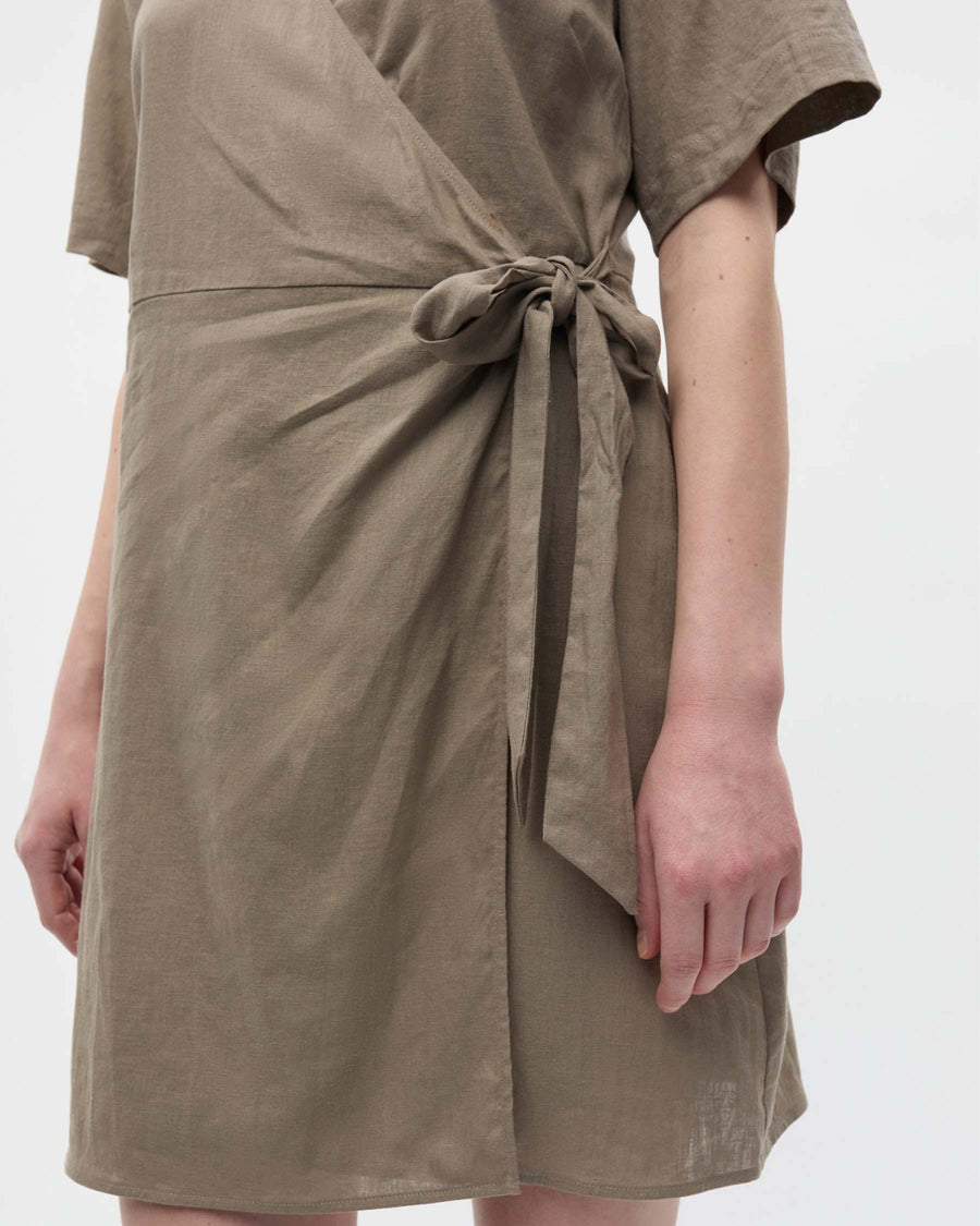 ENMARTINA SS WRAP DRESS