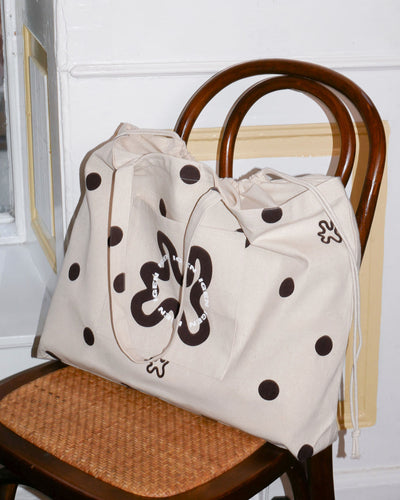 Shopper signatur brown dotsThumbnail