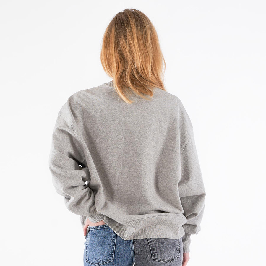 Badge oversized crewneck