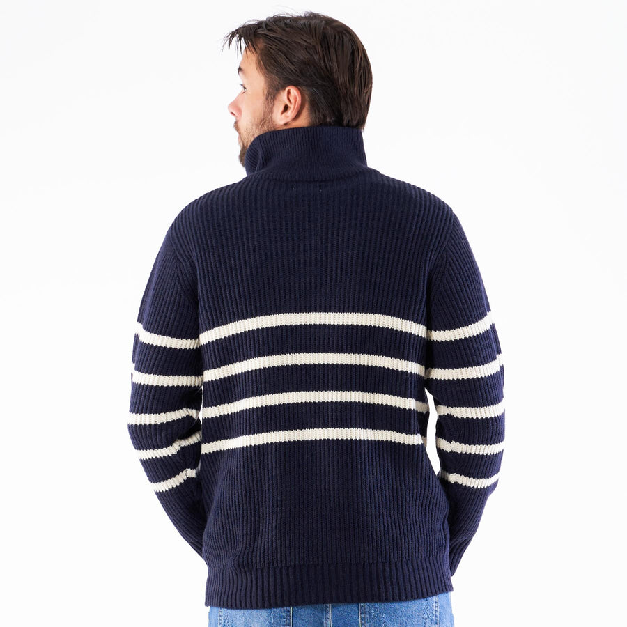 Zach half-zip knit
