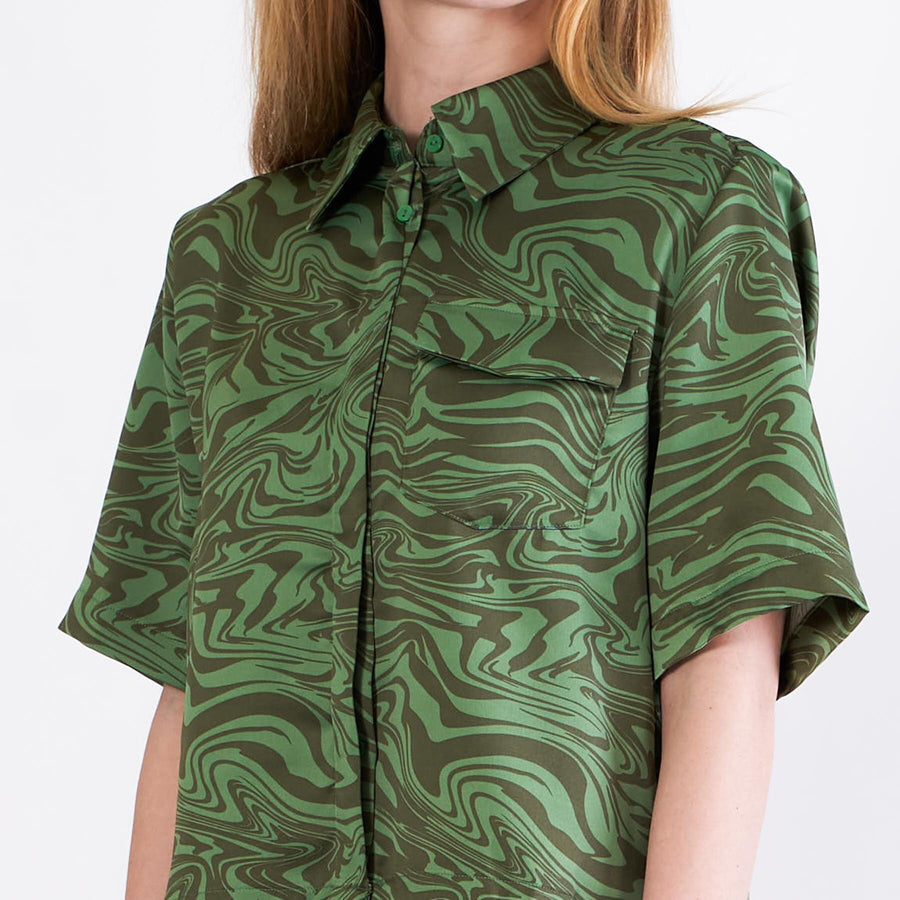 Jxlark satin ss shirt