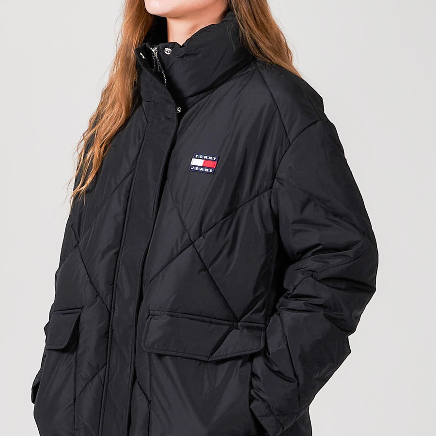 Longline fash puffer