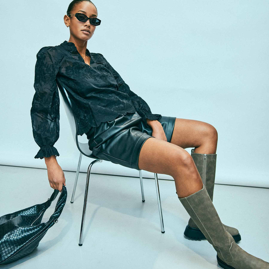 Angel embroidey blouse