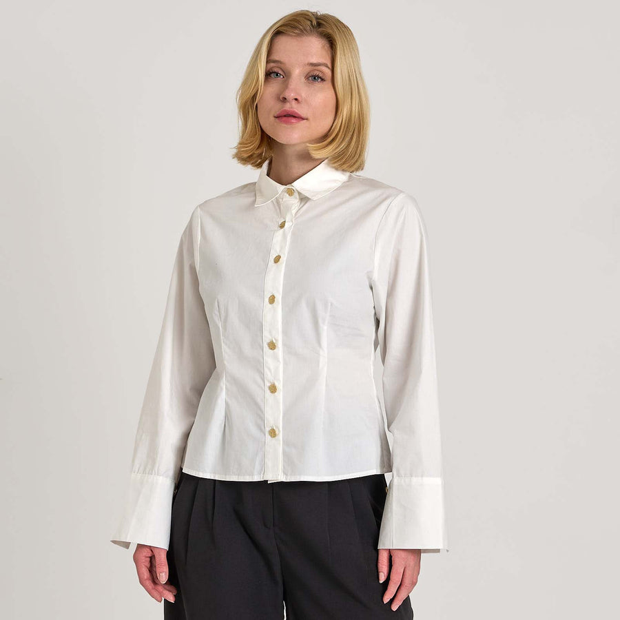 Janet poplin shirt