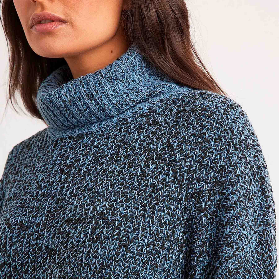 Turtleneck knitted sweater