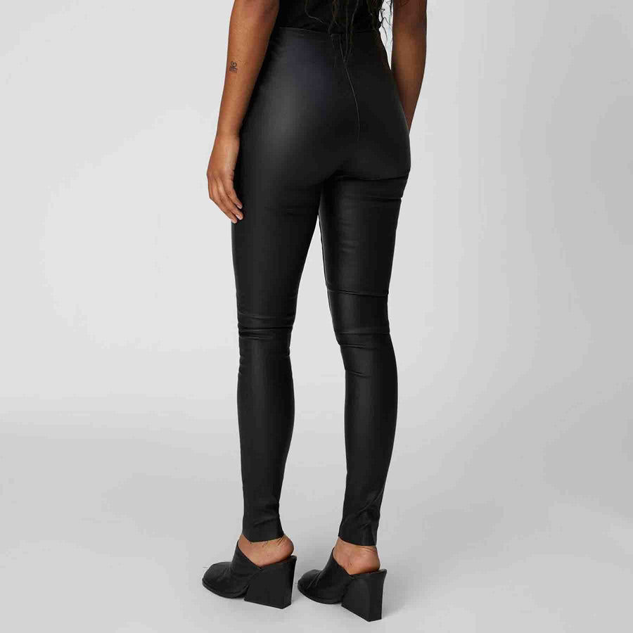 Objbelle coated leggings