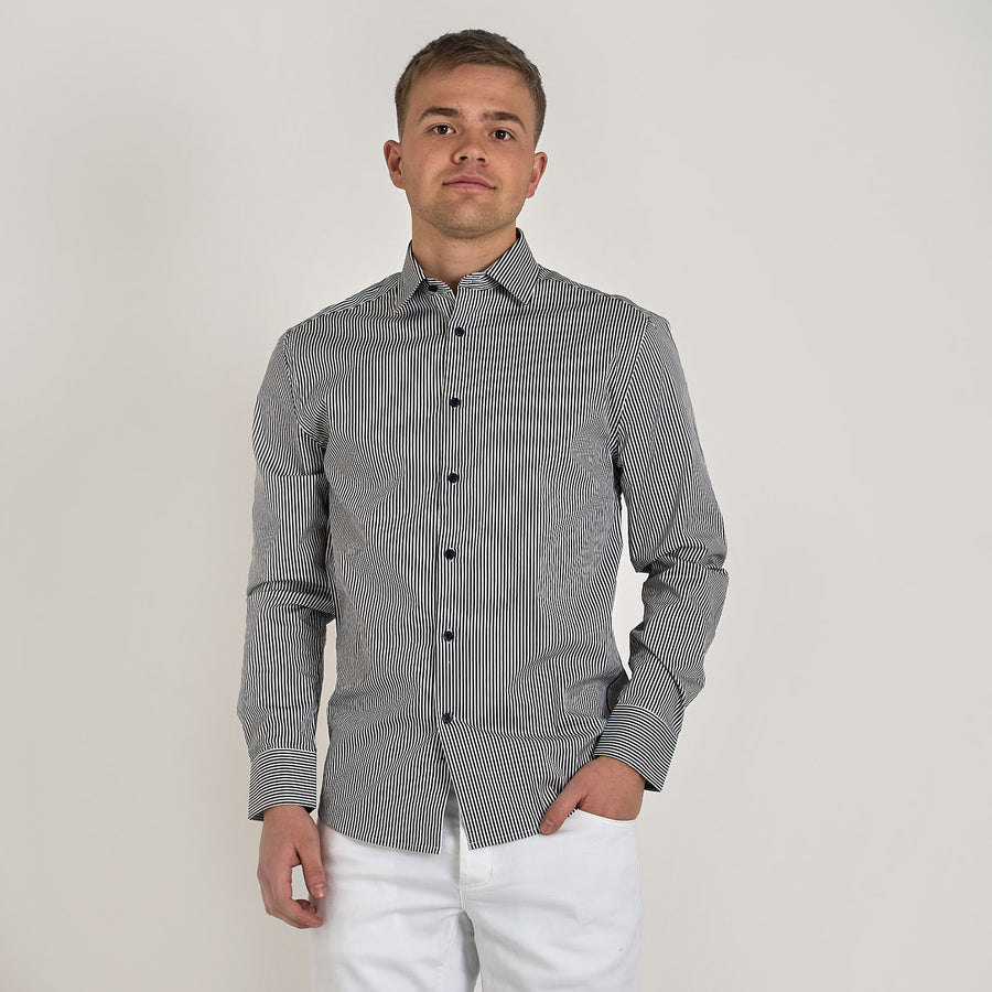 Poplin stretch shirt