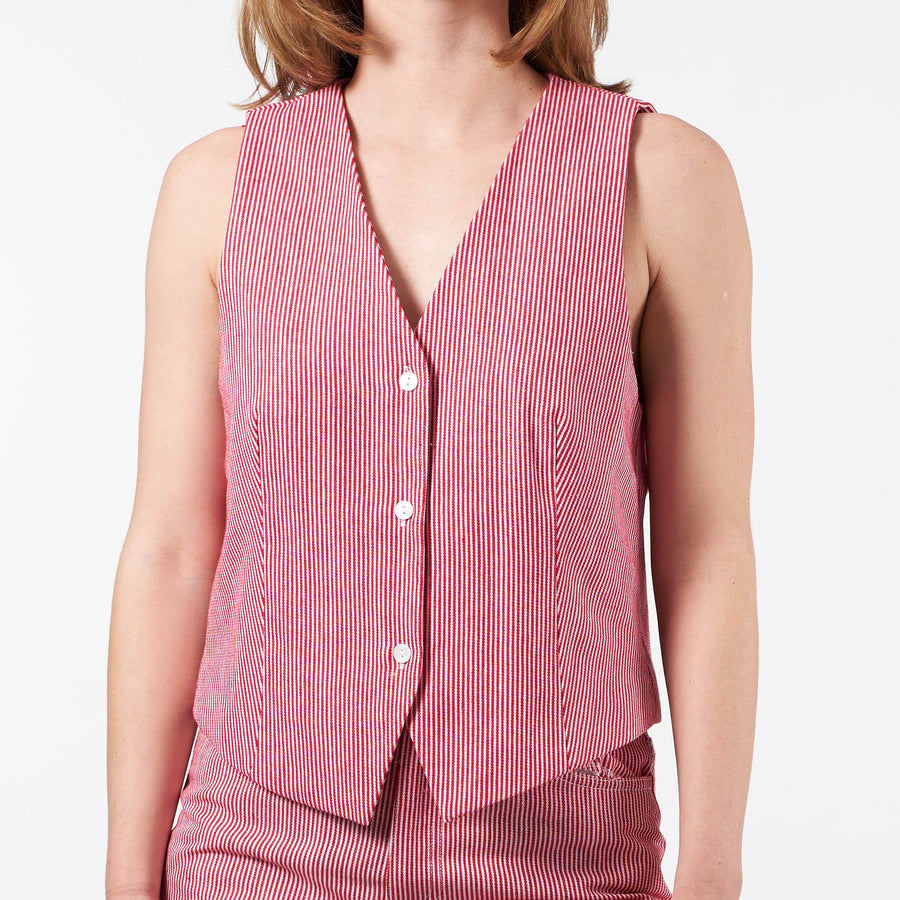 Purcasso pinstripe vest