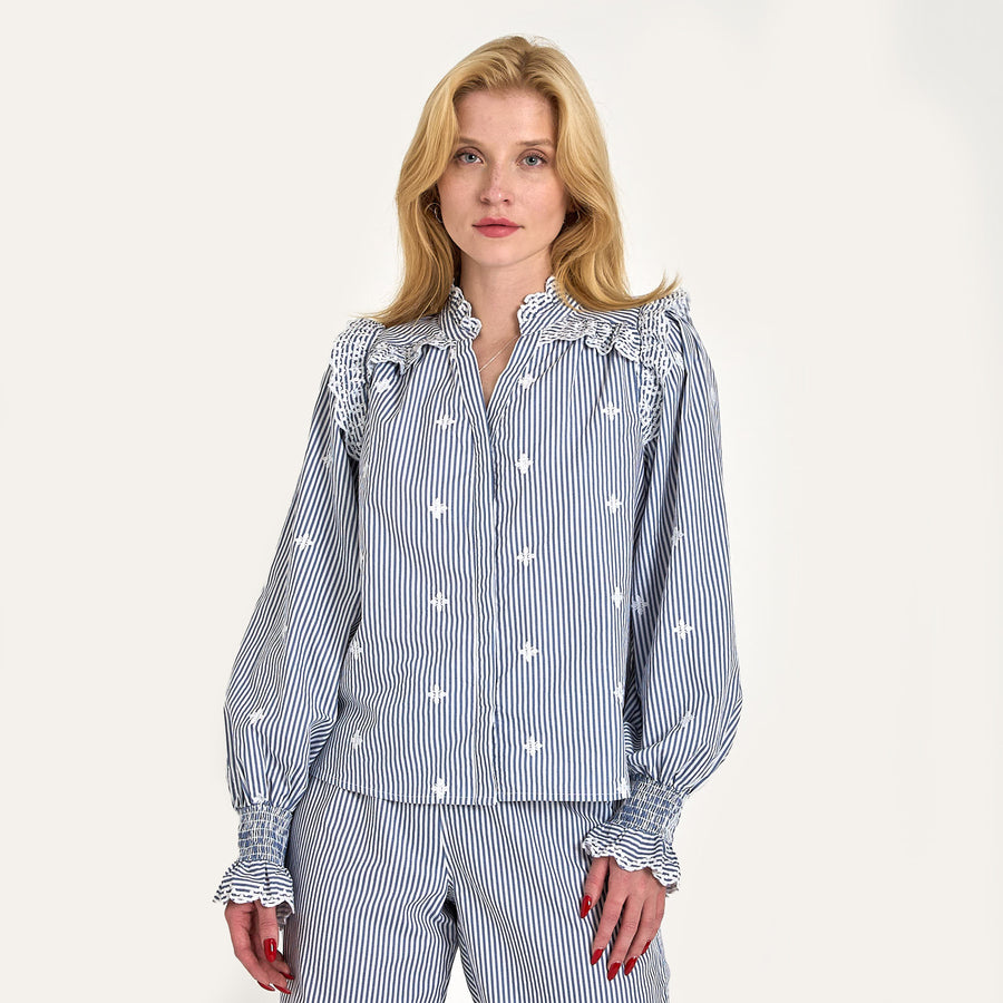 Maya embroidery blouse