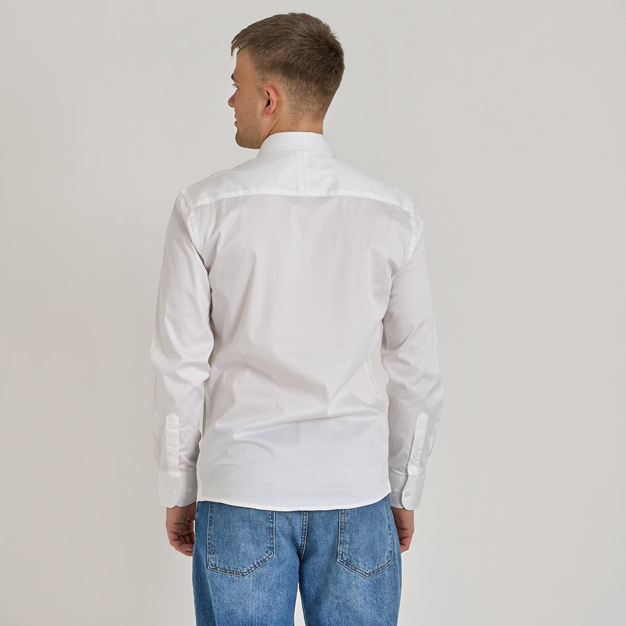 Poplin stretch shirt