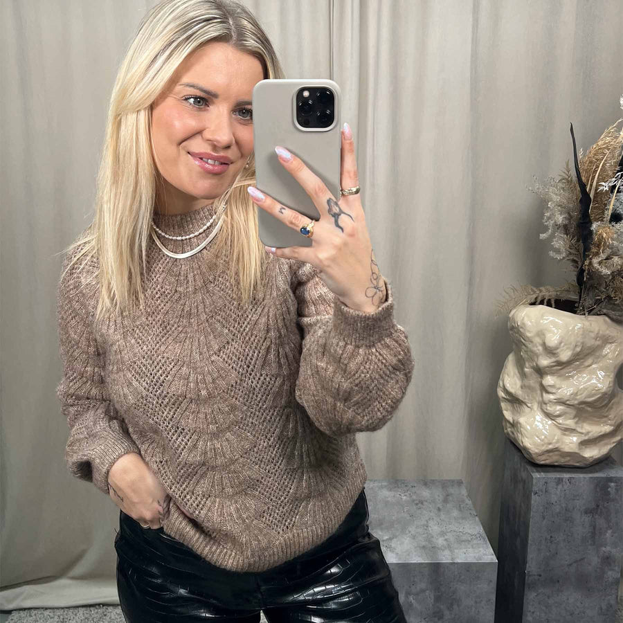 Objflora knit pullover