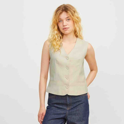 Jxmary linen waistcoatThumbnail