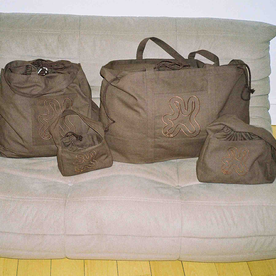 Brown mini shopper
