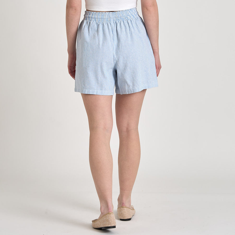 Purtora linen shorts