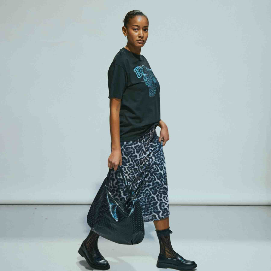 Mille boxy printed tee