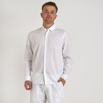 Mario linen shirt lsThumbnail