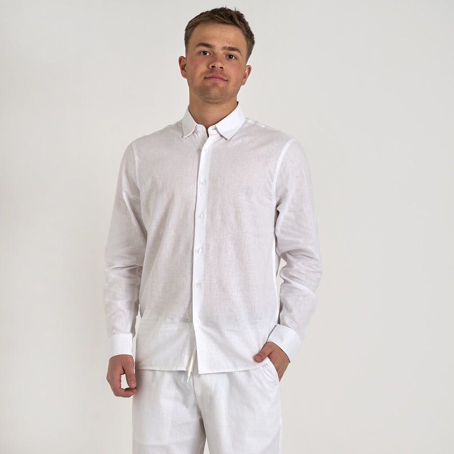 Mario linen shirt ls