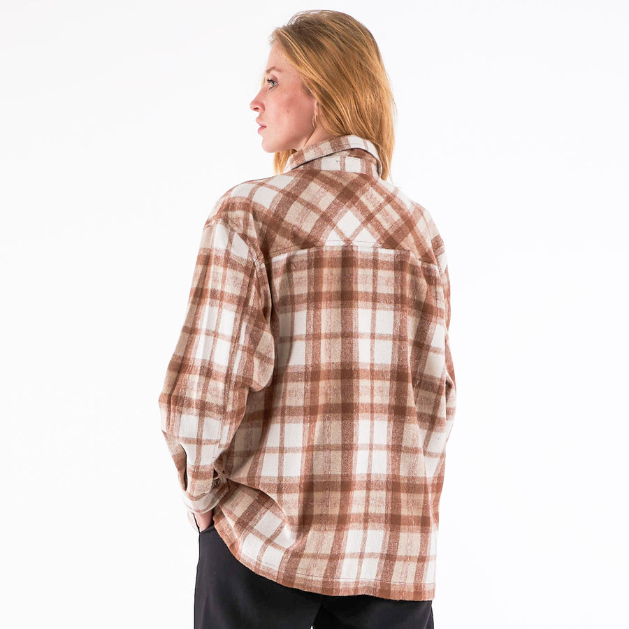 Jade check overshirt