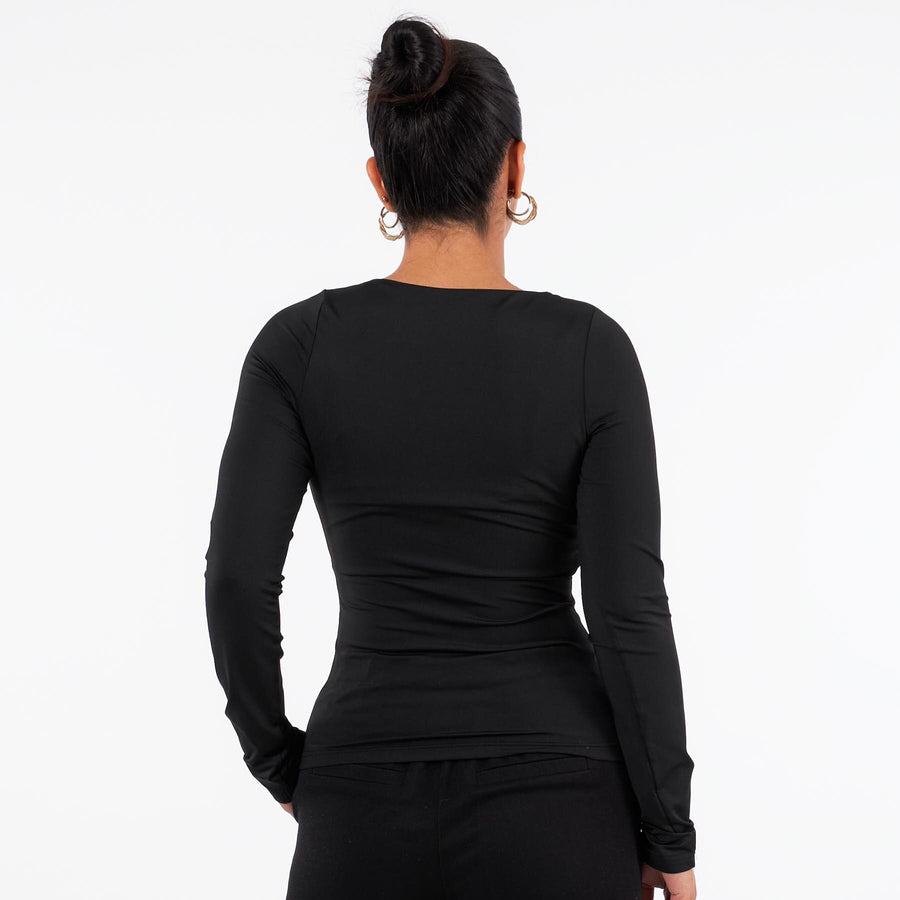 Sigga square neck ls