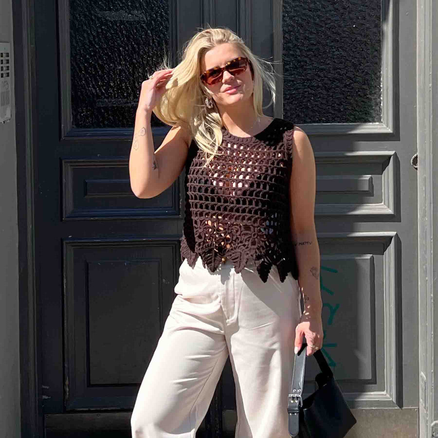 Objluxy s/l knit top