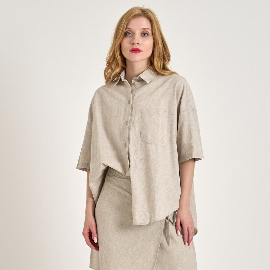 Purtyra linen ss shirt