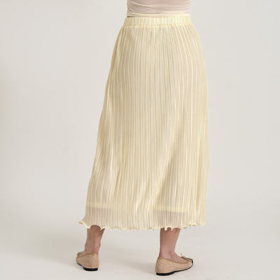 Plisse flounce detail skirtThumbnail