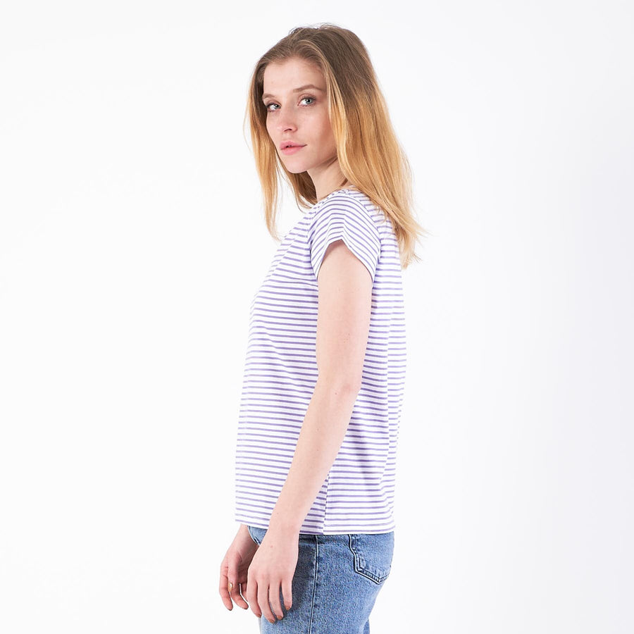 Organic stripe tee