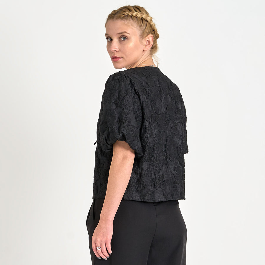 Ines jaquard blouse