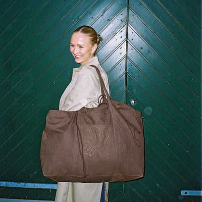 Brown mega shopperThumbnail