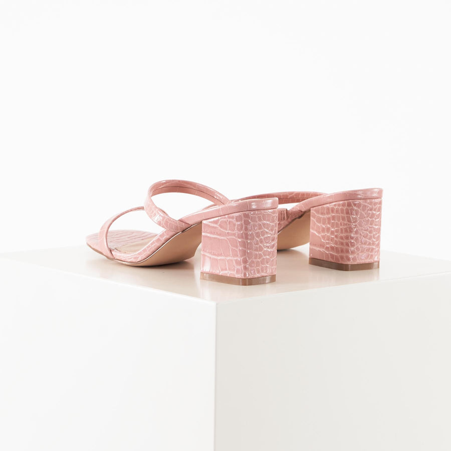 Croc squared strap sandals