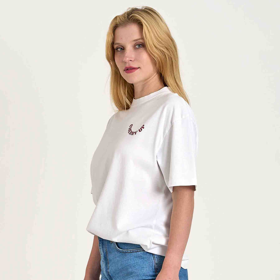Mille boxy printed tee