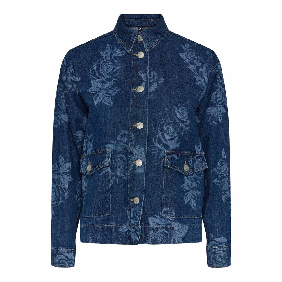 Pcflora ls denim shirt
