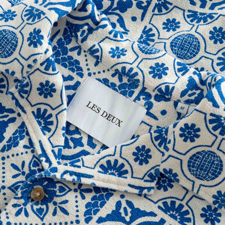 Tile cotton ss shirt