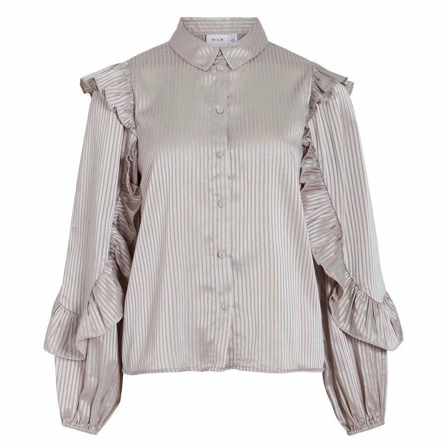 Vimile l/s ruffle shirt